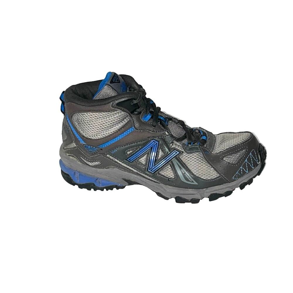 New Balance 610 Big Boys Kids Size 5 Hiking Boots Gray Blue KB610GBY